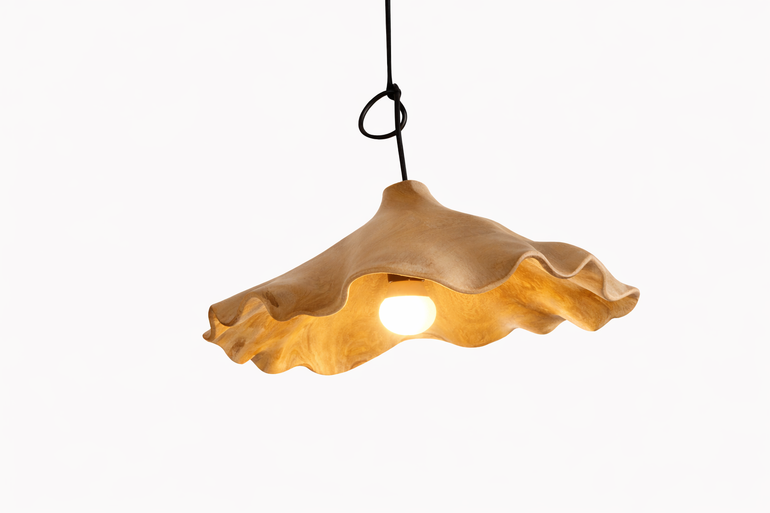 Flower-inspired pendant light