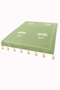 Tropical palm tree blanket