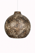 Rustic ceramic pendant light
