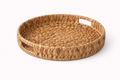 Woven water hyacinth tray