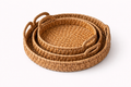 Nested water hyacinth trays