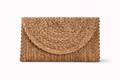 Handwoven jute clutch purse