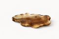 Natural wood slab platter