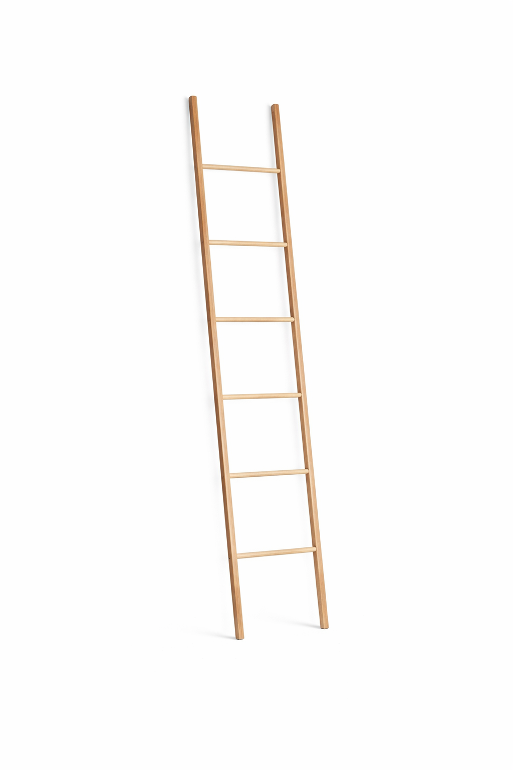 Minimalist wooden ladder