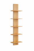 Minimalist wooden bookshelf
