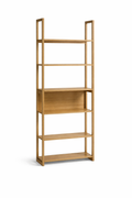 Minimalist light oak shelf