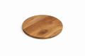 Round wood cutting board