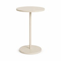 Minimalist off-white side table