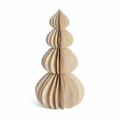 Elegant beige paper Christmas tree