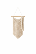 Intricate macramé walldesign