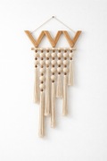 Handcrafted wall hanging with natural materials